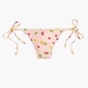 J. Crew Playa | Fruit Print String Bikini Bottom Size Large NWT‎